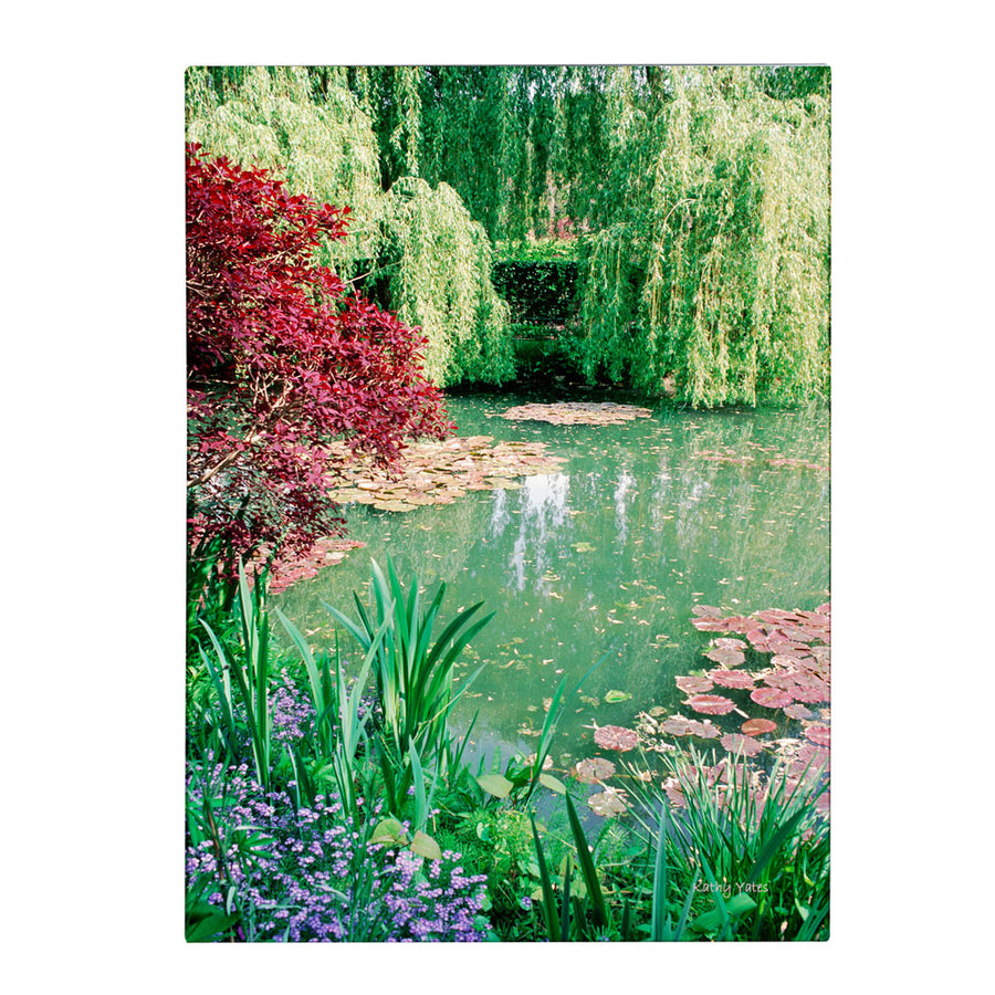 Kathy Yates Monets Lily Pond 2 14 x 19 Canvas Art Image 1