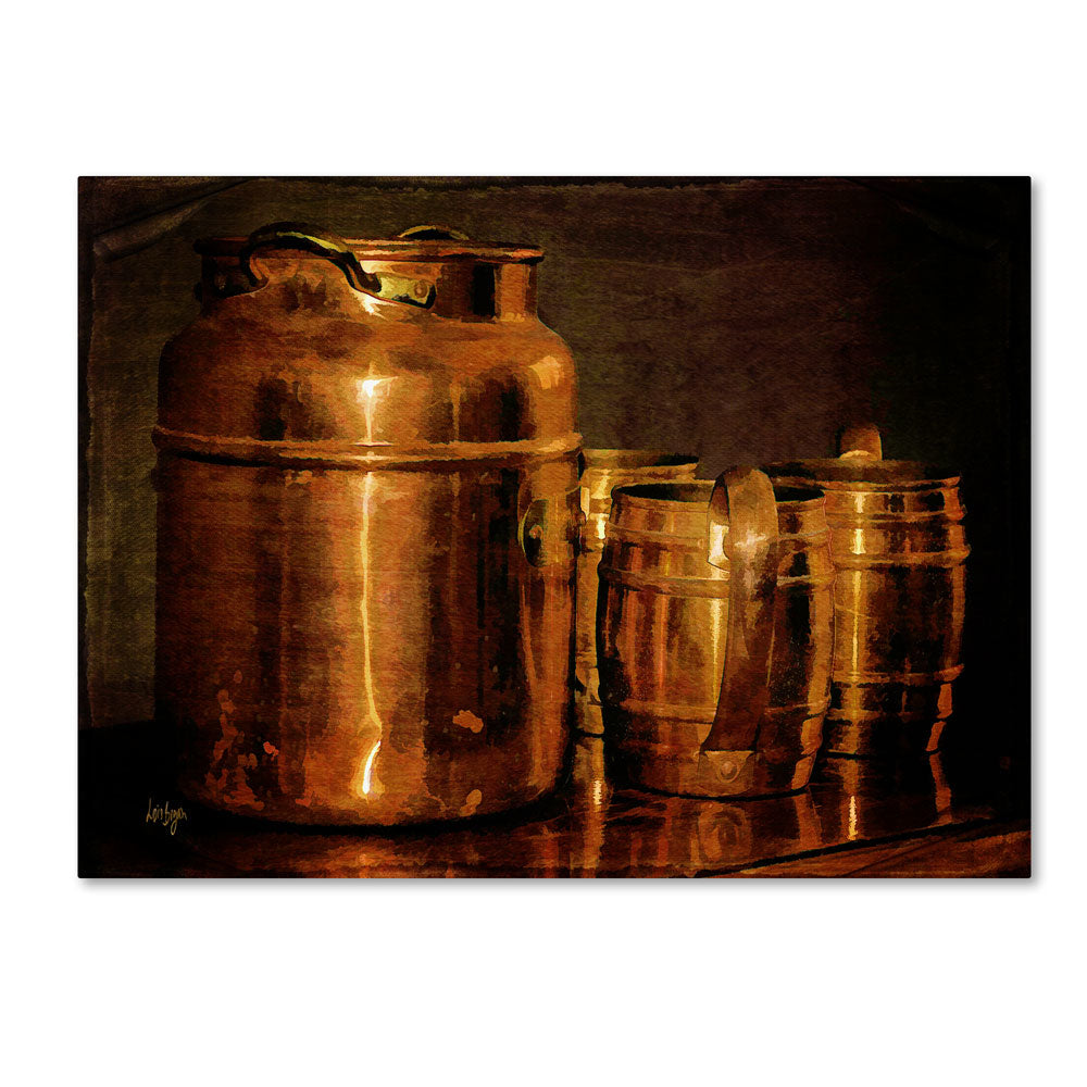 Lois Bryan Copper Jugs 14 x 19 Canvas Art Image 1