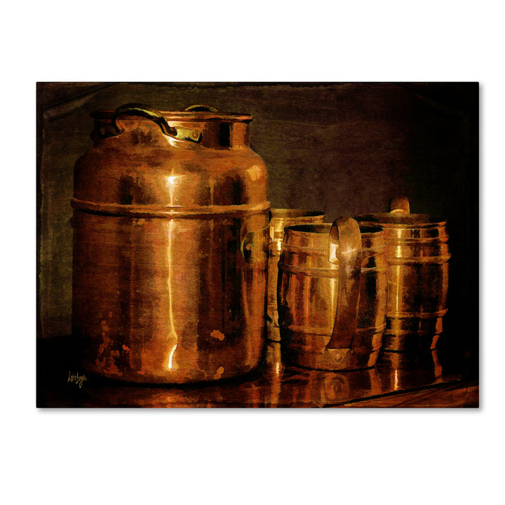 Lois Bryan Copper Jugs 14 x 19 Canvas Art Image 2