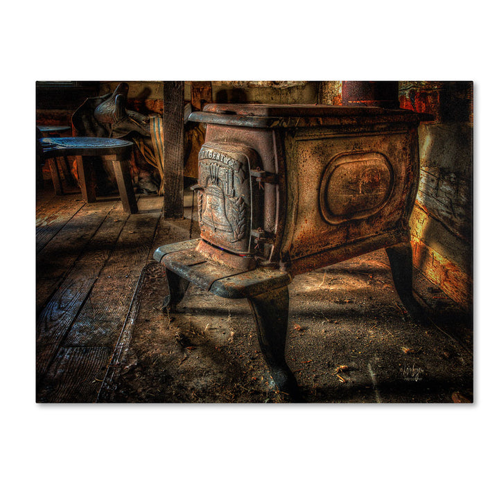 Lois Bryan Liberty Wood Stove 14 x 19 Canvas Art Image 1