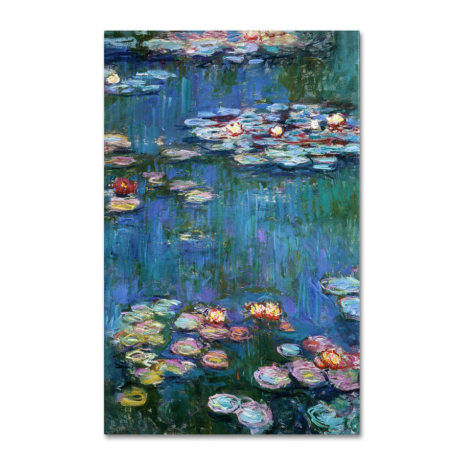 Claude Monet Waterlilies Classic 14 x 19 Canvas Art Image 1