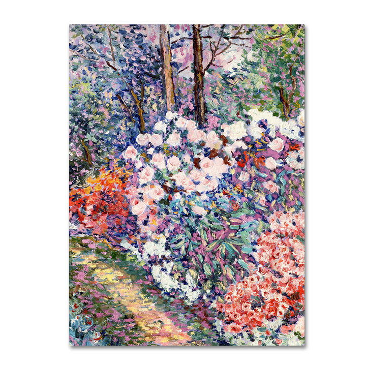 Manor Shadian Flowers In the Forest 14 x 19 Canvas Art Image 1