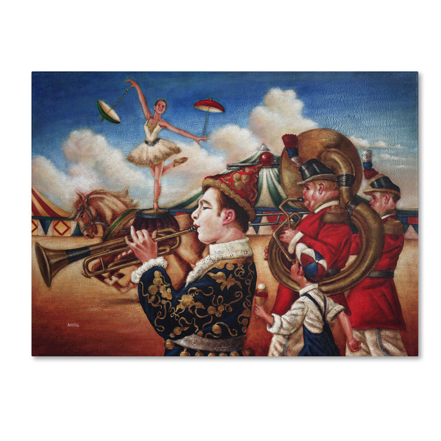 Edgar Barrios Circus Hit Parade 14 x 19 Canvas Art Image 1