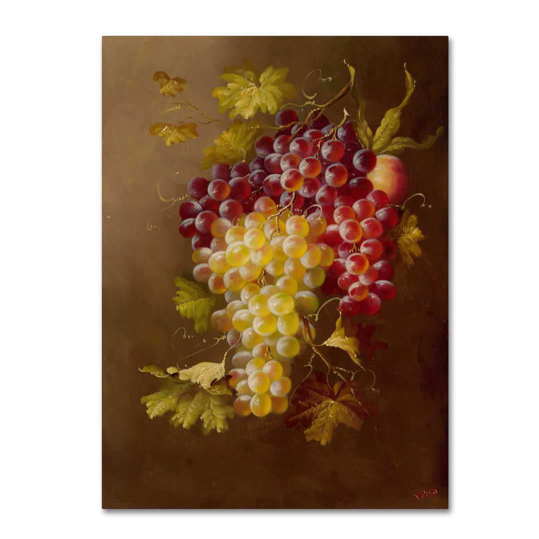 Rio Still Life with Grapes 14 x 19 Canvas Art Image 2