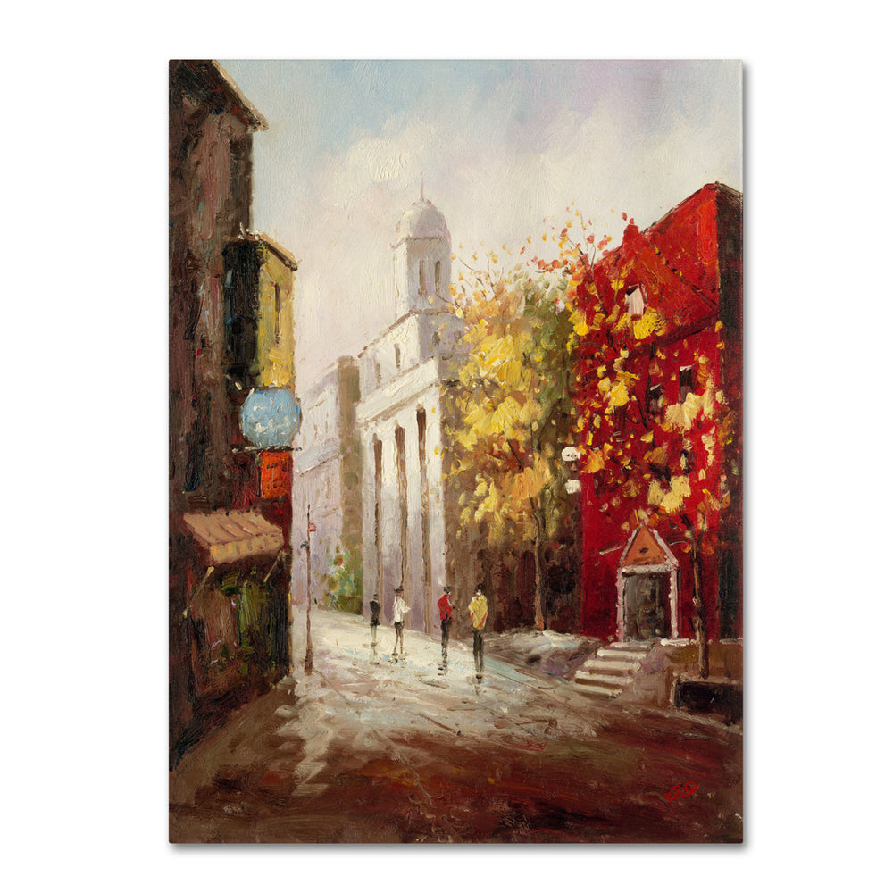 Rio Sunday Morning in Bari Italy 14 x 19 Canvas Art Image 2