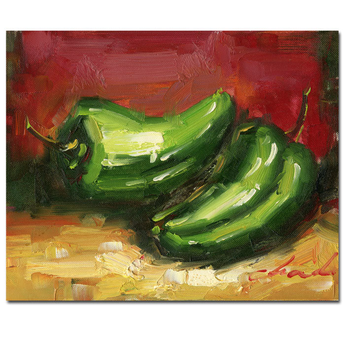 Jalapeno Peppers 14 x 19 Canvas Art Image 1