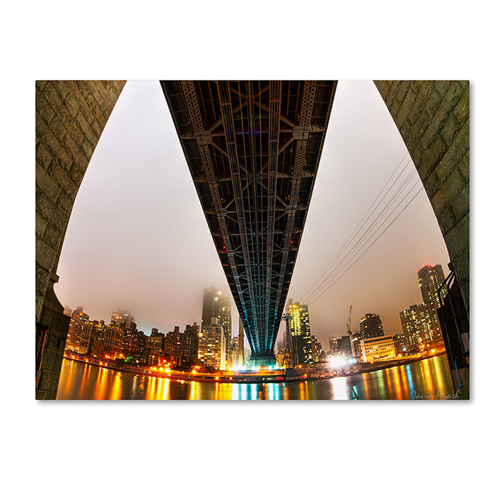 David Ayash Under the Queensboro Bridge 14 x 19 Canvas Art Image 1