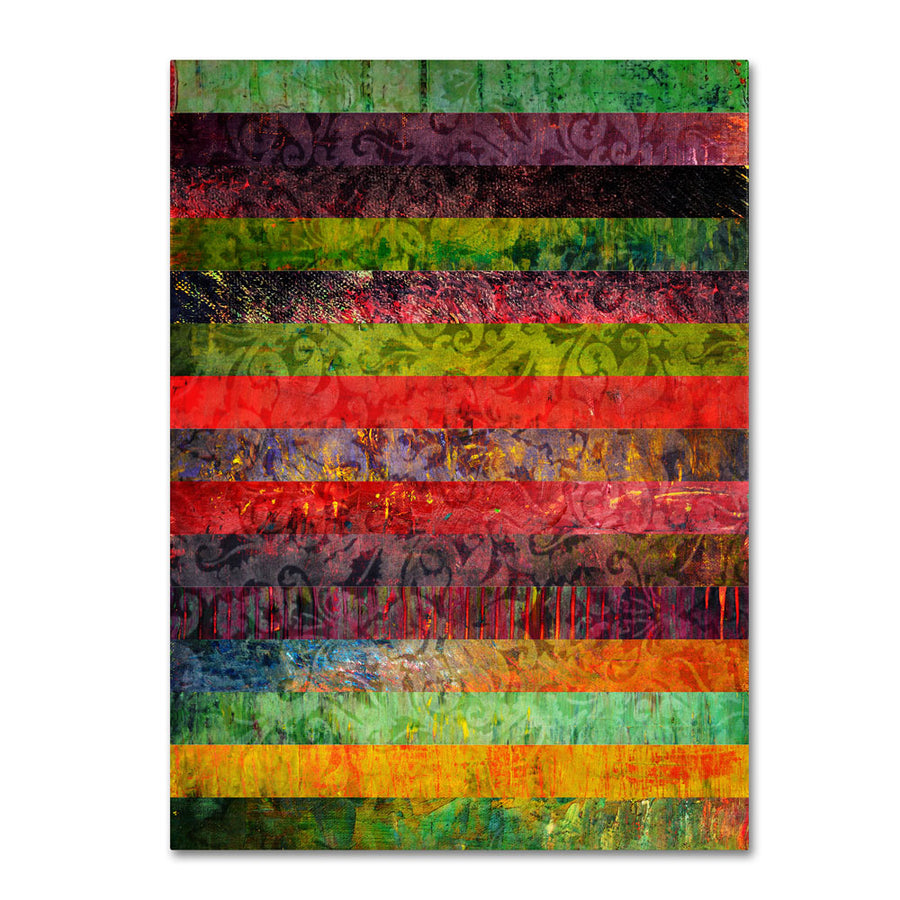 Michelle Calkins Brocade and Fifteen Stripes 1 14 x 19 Canvas Art Image 1