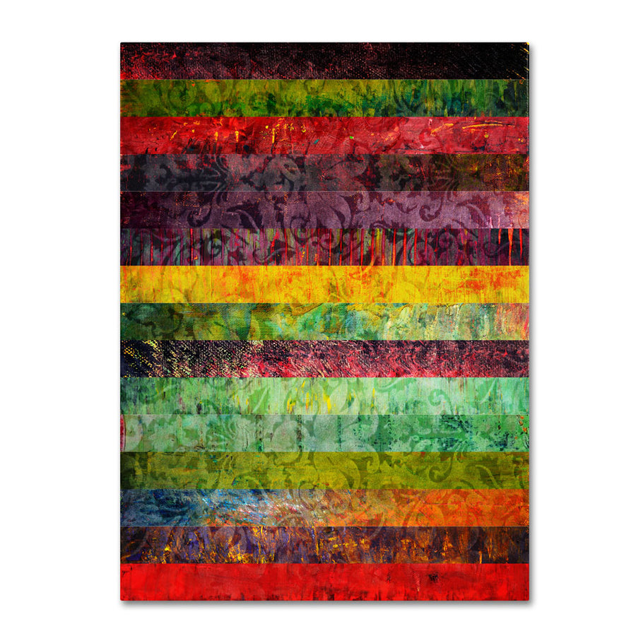 Michelle Calkins Brocade and Fifteen Stripes 2 14 x 19 Canvas Art Image 1