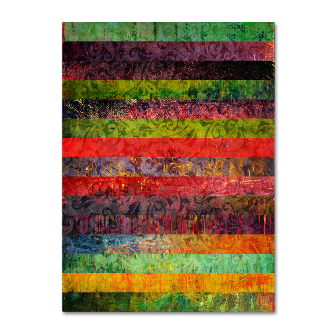 Michelle Calkins Brocade and Fifteen Stripes 1 14 x 19 Canvas Art Image 2