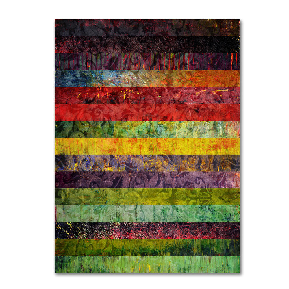 Michelle Calkins Brocade and Fifteen Stripes 3 14 x 19 Canvas Art Image 1