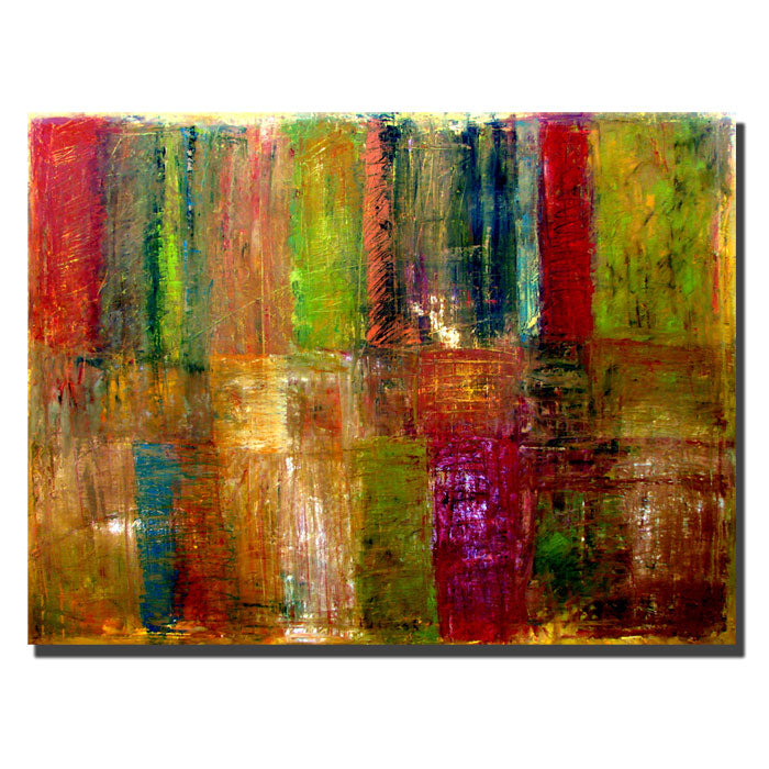 Michelle Calkins Color Abstract 14 x 19 Canvas Art Image 1