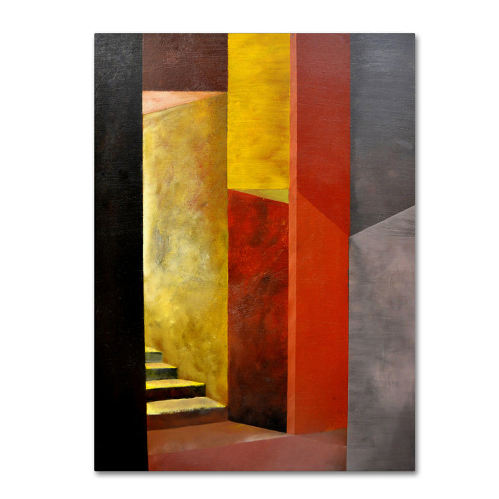 Michelle Calkins Mystery Stairwell 14 x 19 Canvas Art Image 2