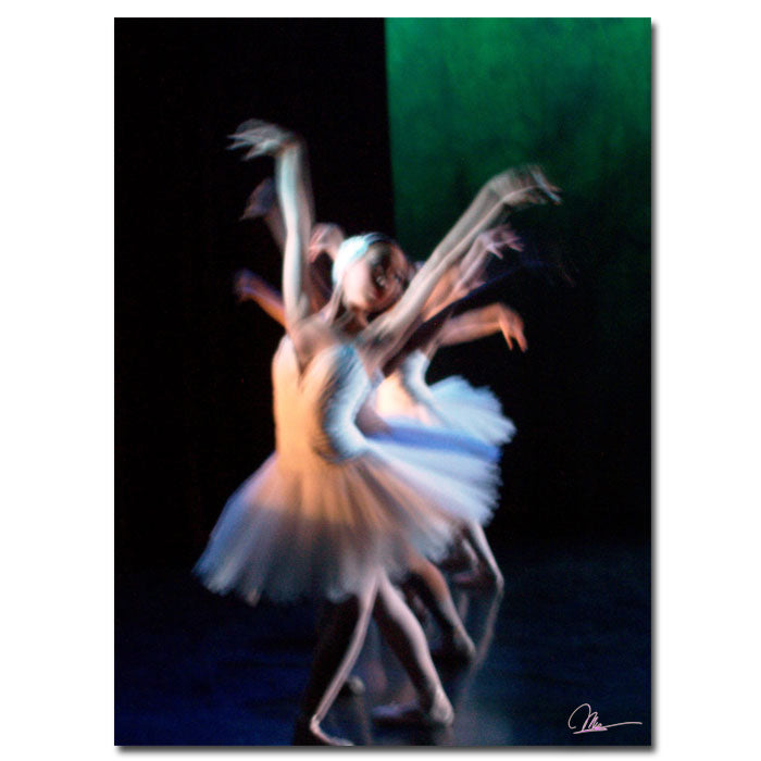 Martha Guerra Abstract Dancers 14 x 19 Canvas Art Image 1