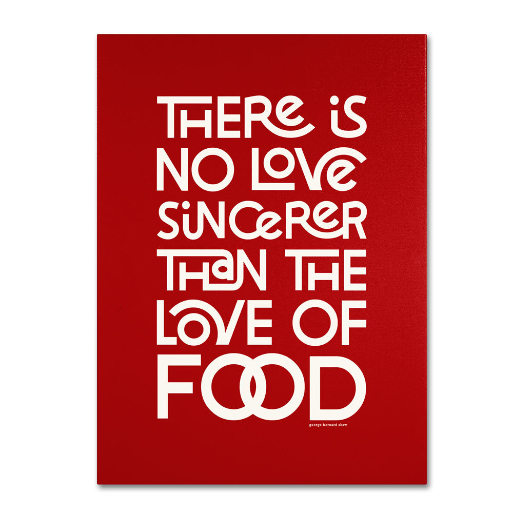 Megan Romo Sincere Love of Food II 14 x 19 Canvas Art Image 1