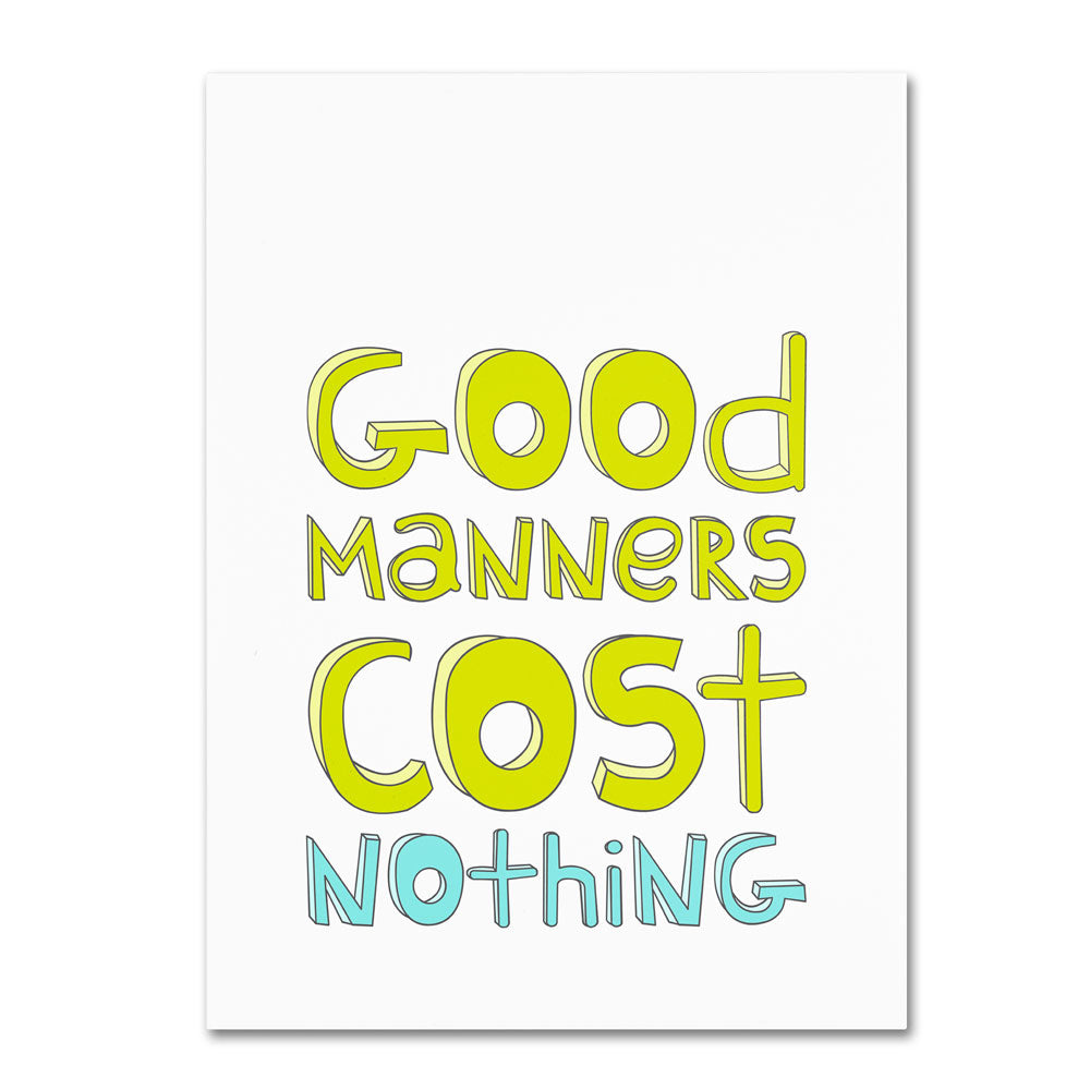 Megan Romo Good Manners 14 x 19 Canvas Art Image 1