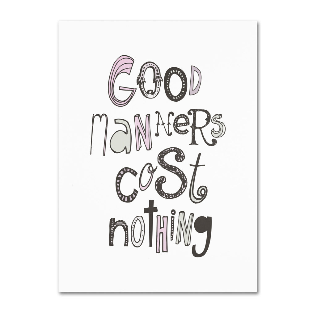 Megan Romo Good Manners VI 14 x 19 Canvas Art Image 2