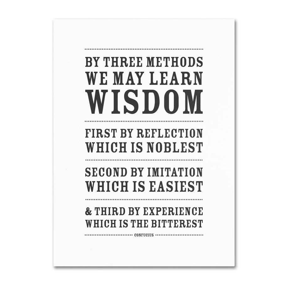 Megan Romo Three Ways to Wisdom III 14 x 19 Canvas Art Image 1