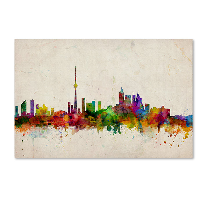 Michael Tompsett Toronto Skyline 14 x 19 Canvas Art Image 1