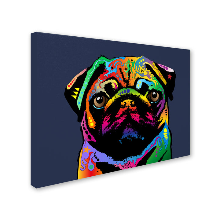 Michael Tompsett Pug Dog 14 x 19 Canvas Art Image 3