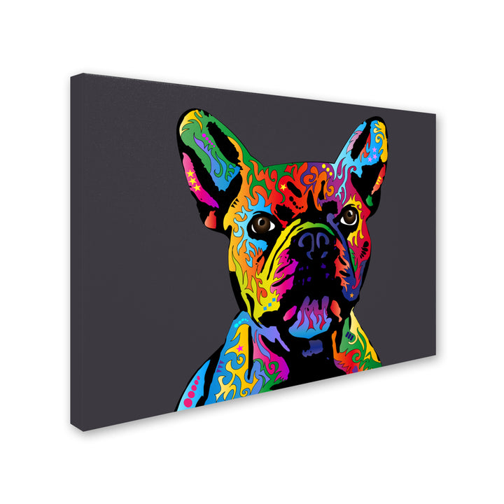 Michael Tompsett French Bulldog Grey 14 x 19 Canvas Art Image 3