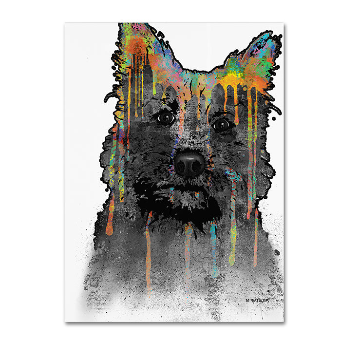 Marlene Watson Cairn Terrier 14 x 19 Canvas Art Image 1