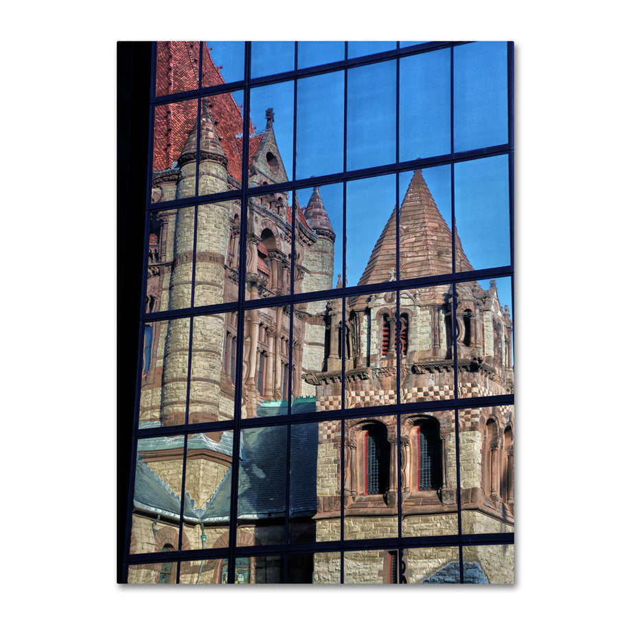 CATeyes Trinity Church Reflection 14 x 19 Canvas Art Image 1