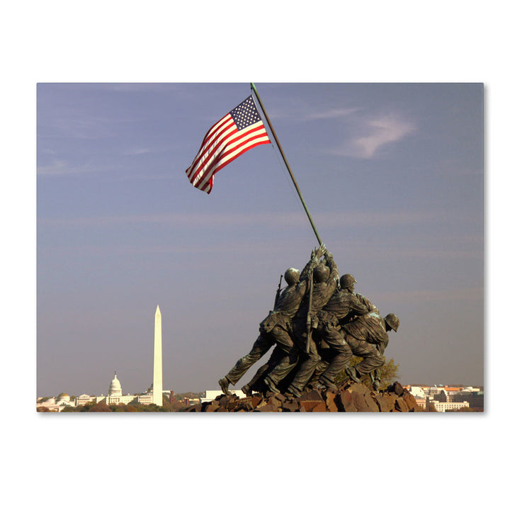 CATeyes Marine Corps Memorial 14 x 19 Canvas Art Image 1