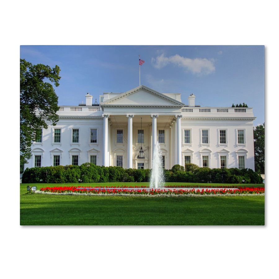 CATeyes White House 14 x 19 Canvas Art Image 1