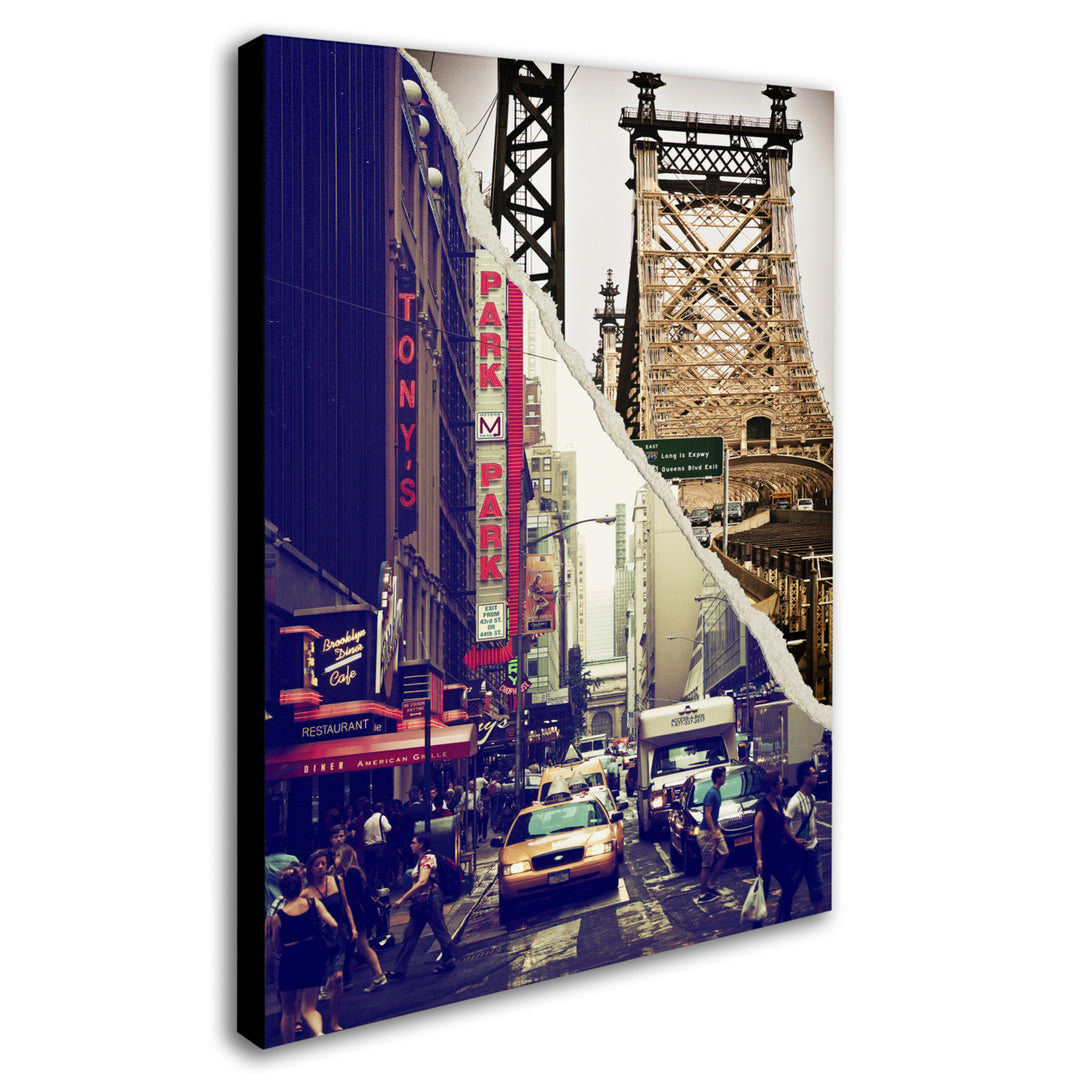 Philippe Hugonnard NYC Traffic 14 x 19 Canvas Art Image 3