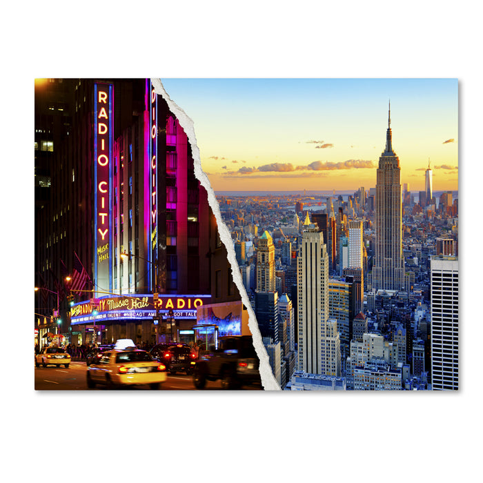 Philippe Hugonnard NYC Music Hall 14 x 19 Canvas Art Image 1