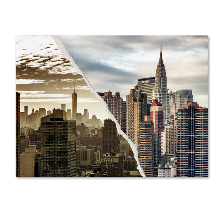 Philippe Hugonnard The Skyscrapers 14 x 19 Canvas Art Image 1