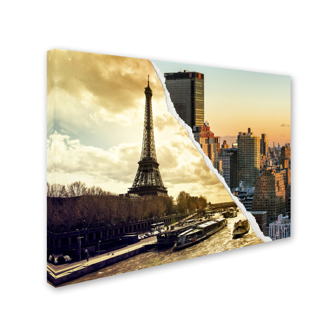 Philippe Hugonnard Sunset in Paris and York 14 x 19 Canvas Art Image 3