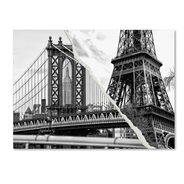 Philippe Hugonnard The Tower and the Bridge 14 x 19 Canvas Art Image 1