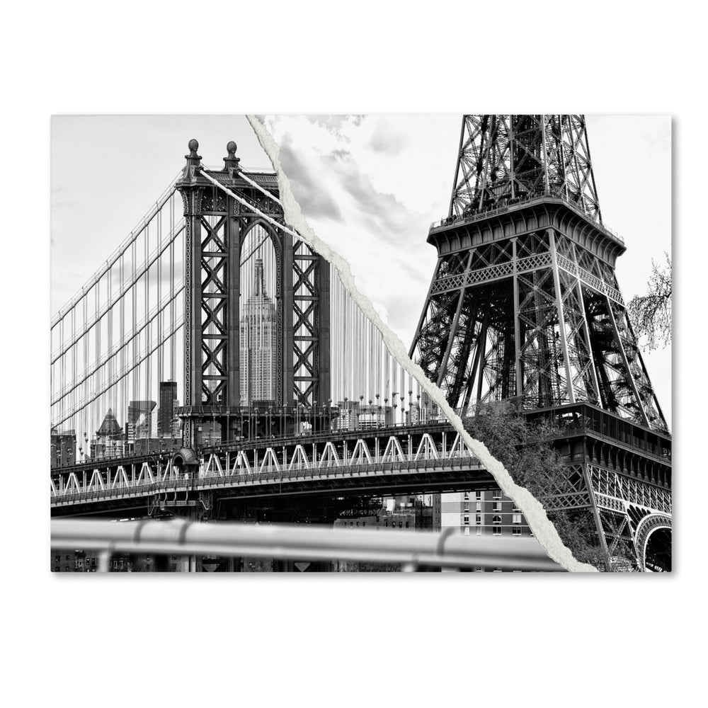 Philippe Hugonnard The Tower and the Bridge 14 x 19 Canvas Art Image 2