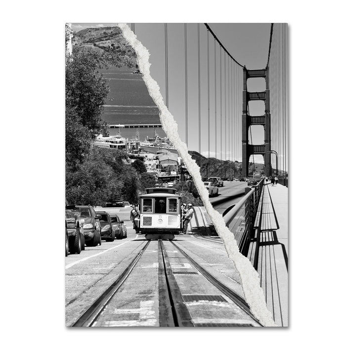 Philippe Hugonnard San Francisco Cable Car 14 x 19 Canvas Art Image 1