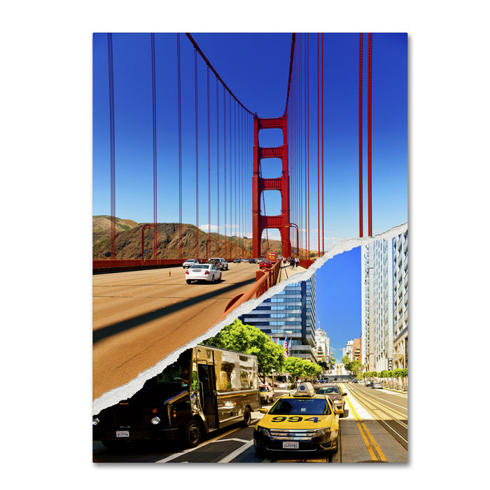 Philippe Hugonnard San Francisco Travel 14 x 19 Canvas Art Image 1