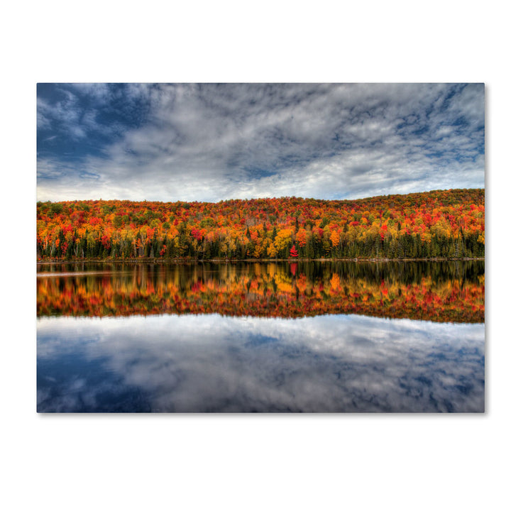 Pierre Leclerc Autumn Reflection 14 x 19 Canvas Art Image 1