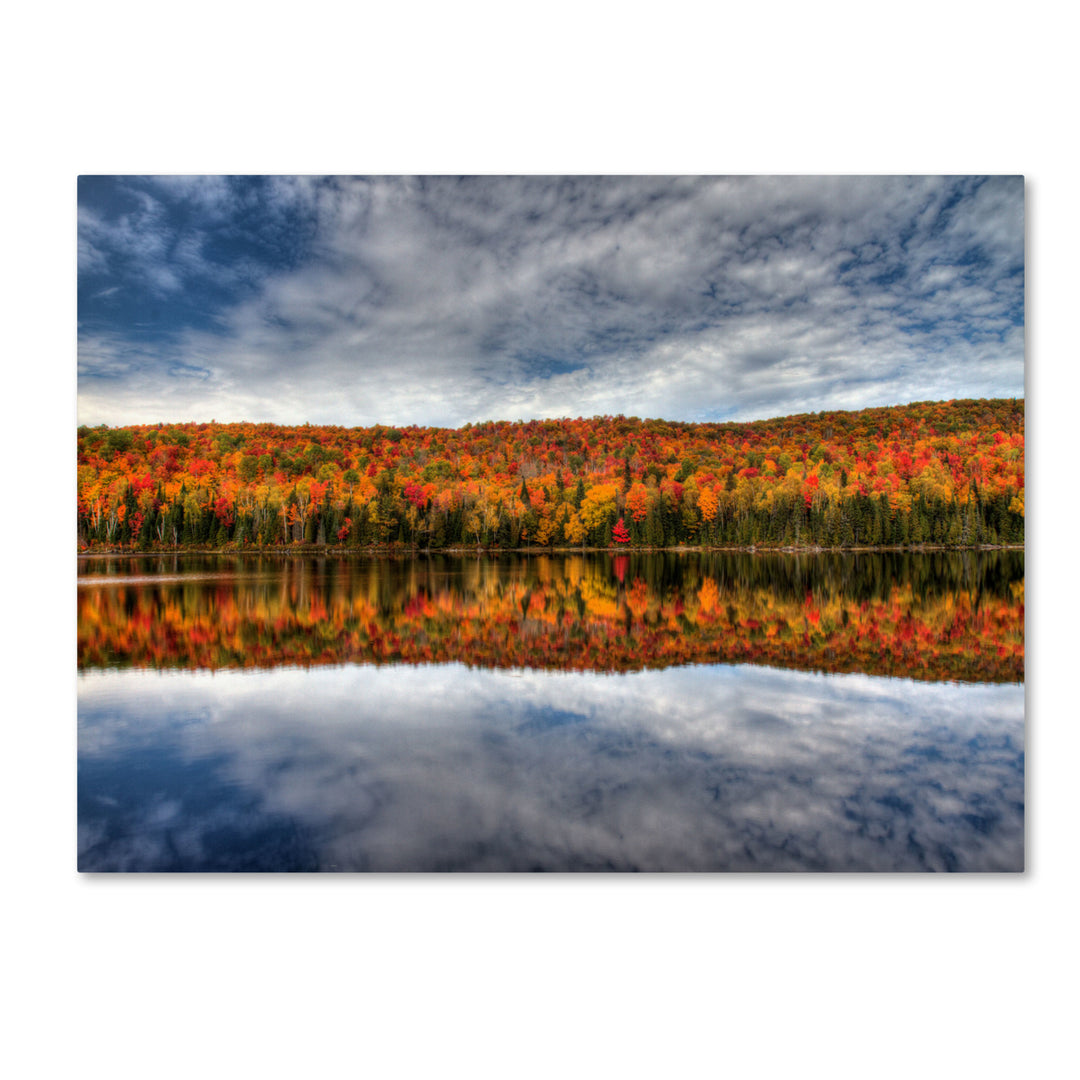 Pierre Leclerc Autumn Reflection 14 x 19 Canvas Art Image 2