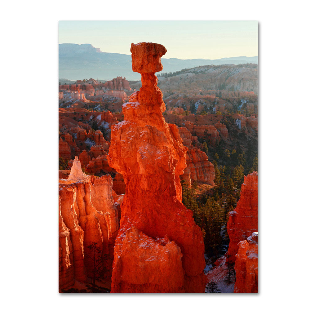 Pierre Leclerc Bryce Canyon Thors Hammer 14 x 19 Canvas Art Image 1