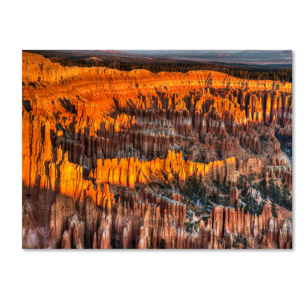 Pierre Leclerc Bryce Canyon Sunrise 14 x 19 Canvas Art Image 2