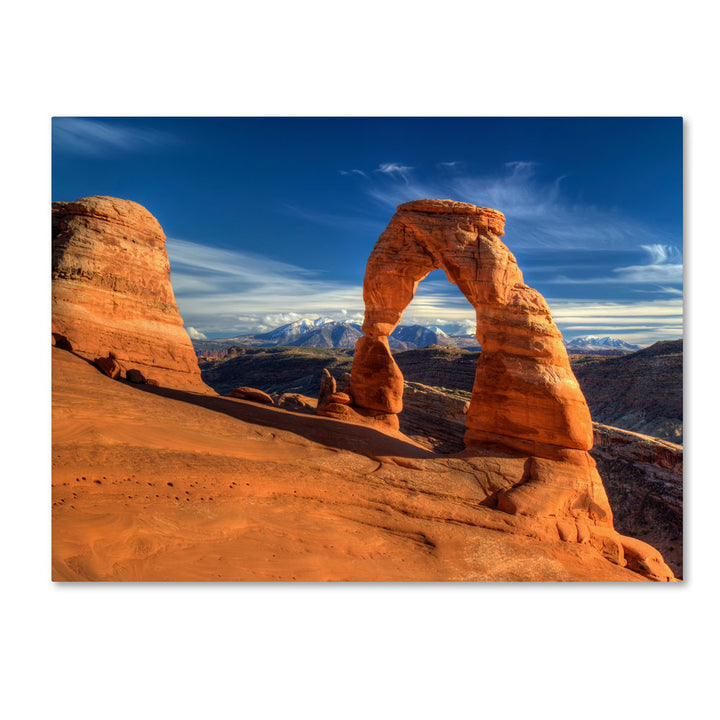 Pierre Leclerc Delicate Arch 14 x 19 Canvas Art Image 1