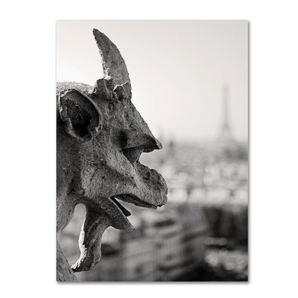 Pierre Leclerc Gargoyle Paris 14 x 19 Canvas Art Image 1