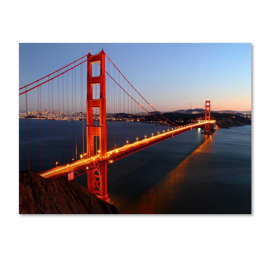 Pierre Leclerc Golden Gate SF 14 x 19 Canvas Art Image 1