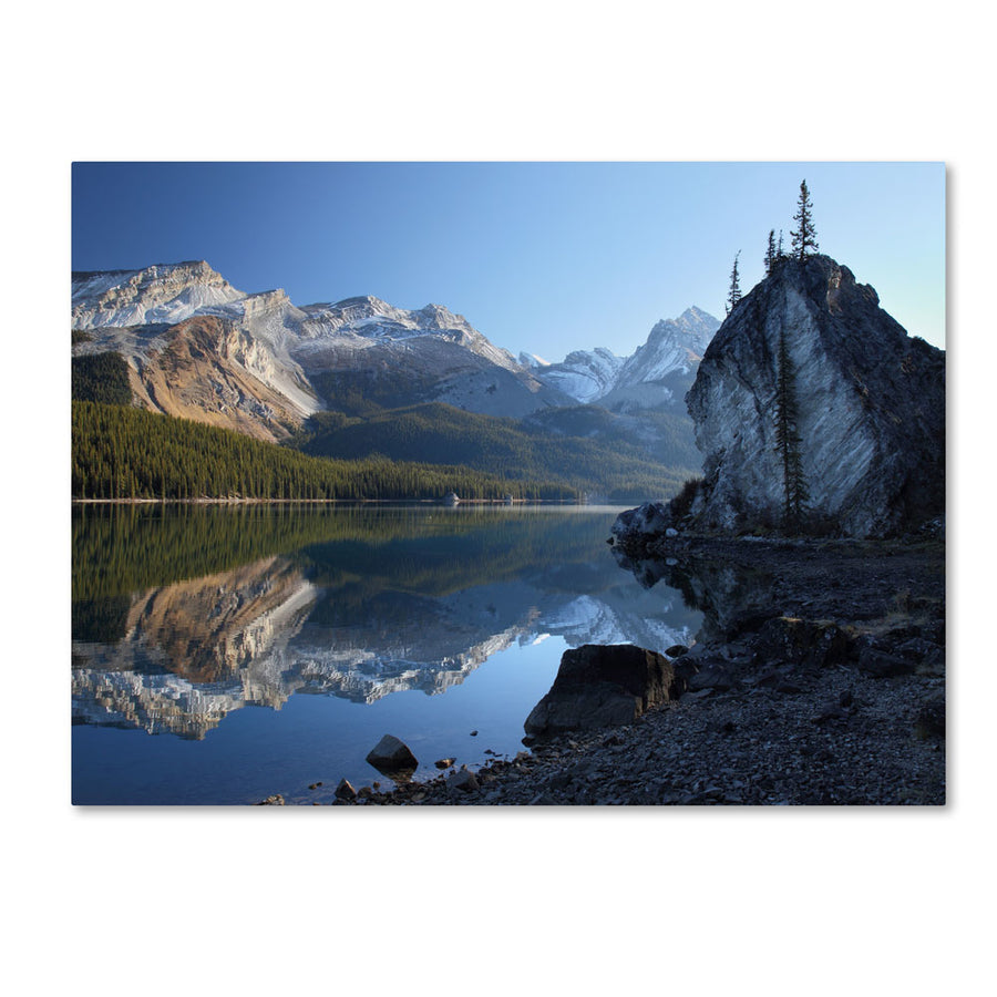 Pierre Leclerc Jasper Maligne Lake 14 x 19 Canvas Art Image 1