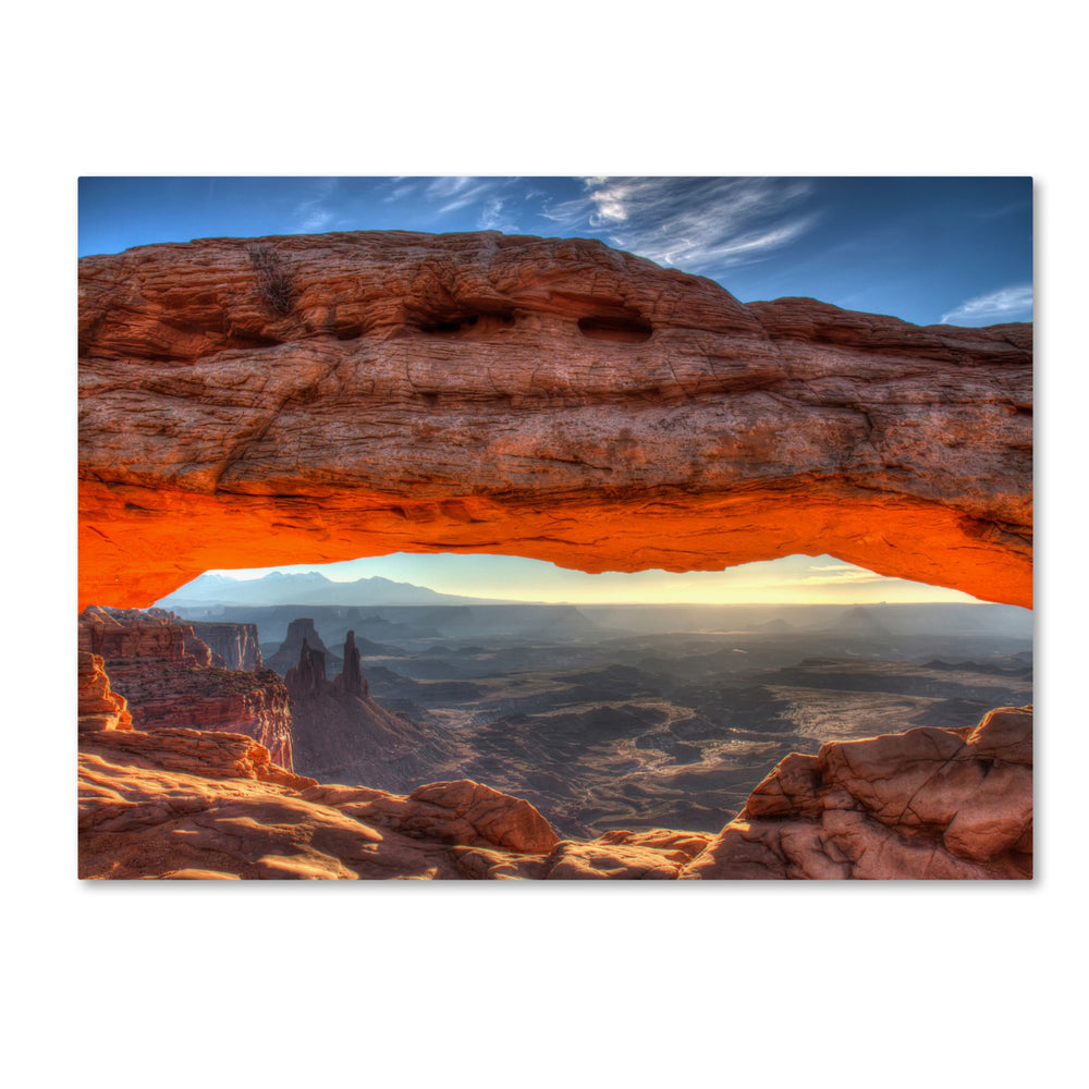 Pierre Leclerc Mesa Arch Sunrise 14 x 19 Canvas Art Image 2