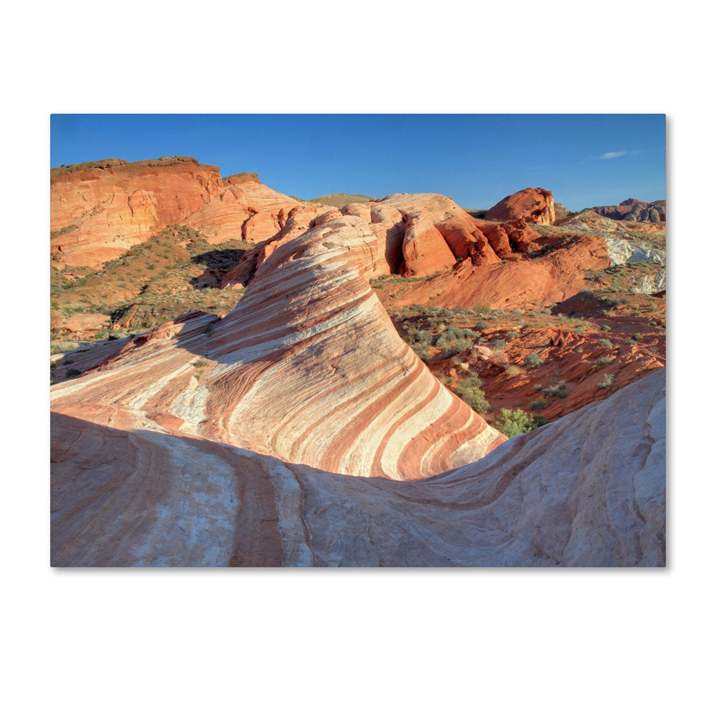 Pierre Leclerc Valley of Fire Wave 14 x 19 Canvas Art Image 1