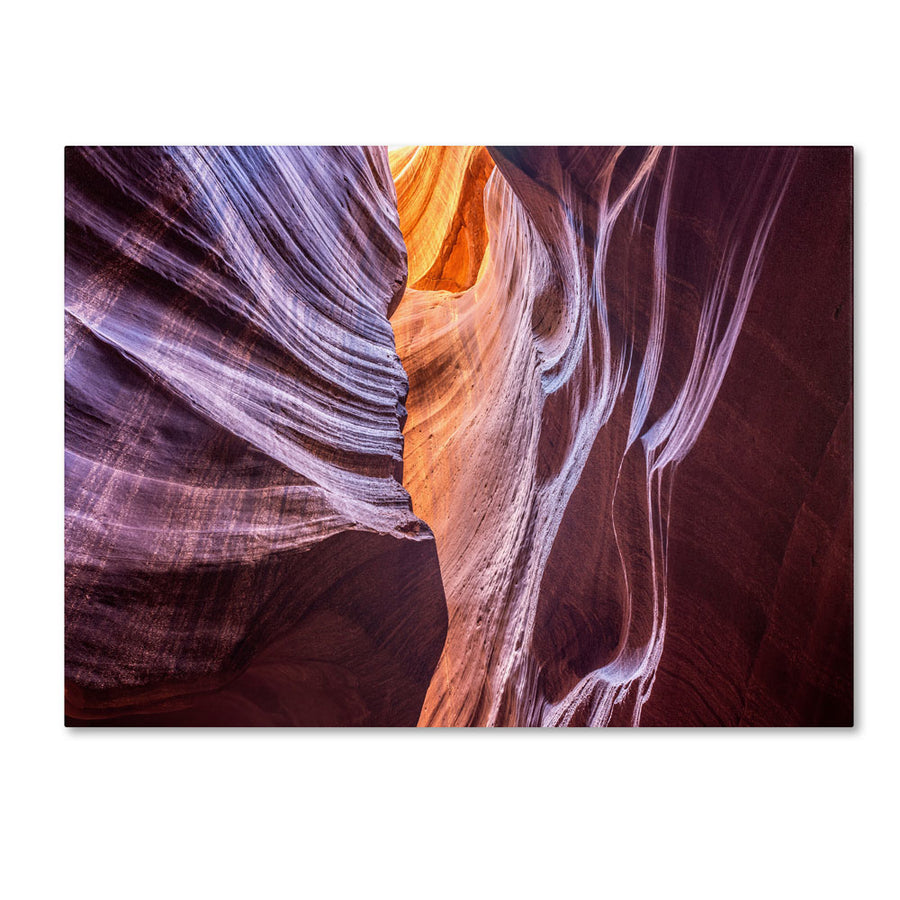 Pierre Leclerc Canyon Abstract 14 x 19 Canvas Art Image 1