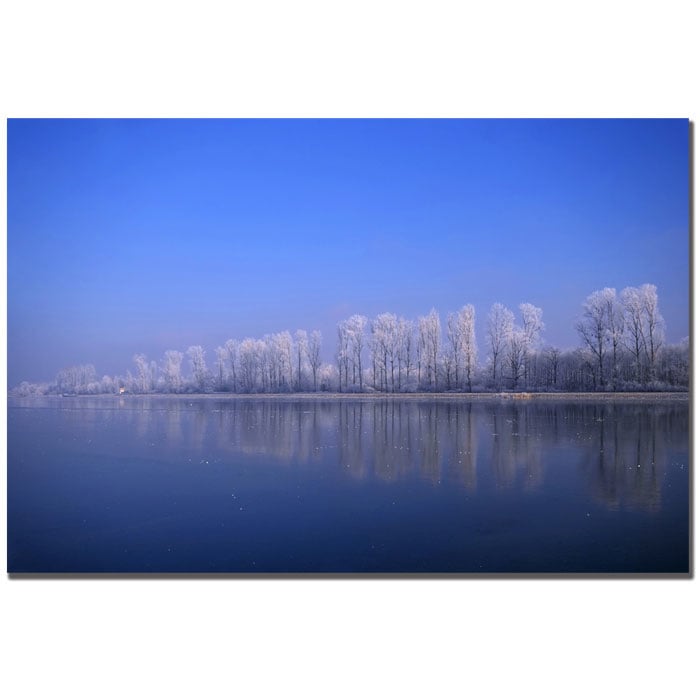 Philippe Sainte-Laudy White Line 14 x 19 Canvas Art Image 1