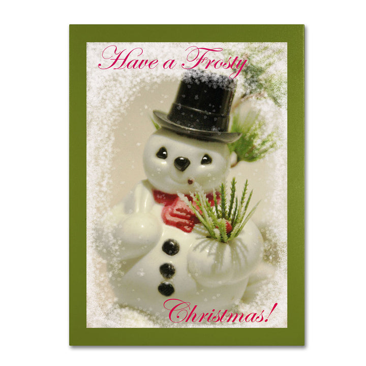 Patty Tuggle Snowman 14 x 19 Canvas Art Image 1